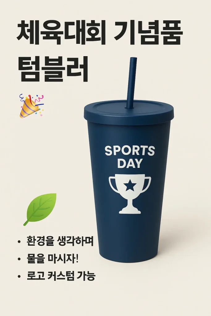 체육대회 텀블러 기념품