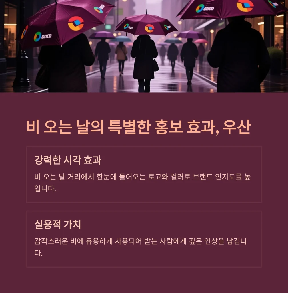 단체기념품 제작 우산 기념품 추천