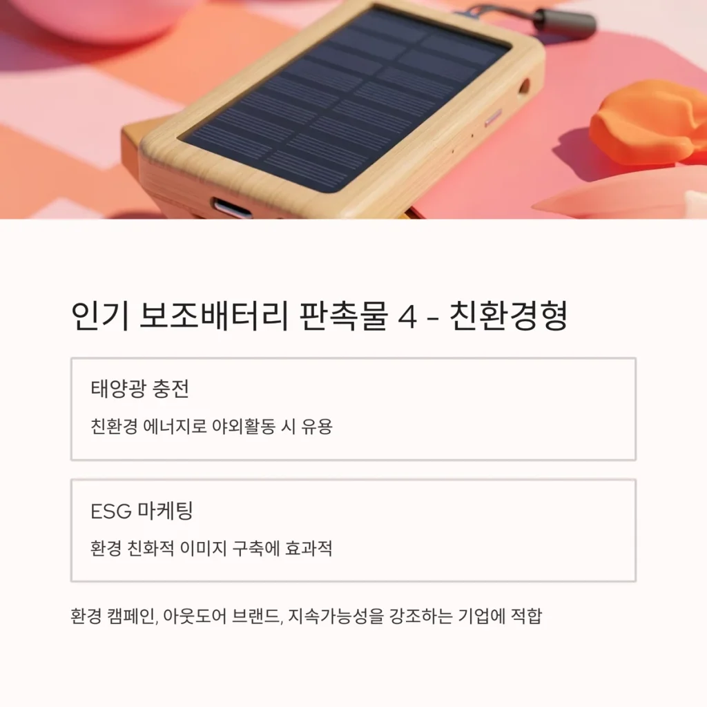 보조배터리 판촉물 제작 캠핑 판촉물