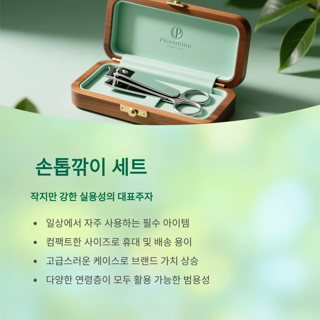 창립기념일 선물 제작 손톱깎이세트 판촉물