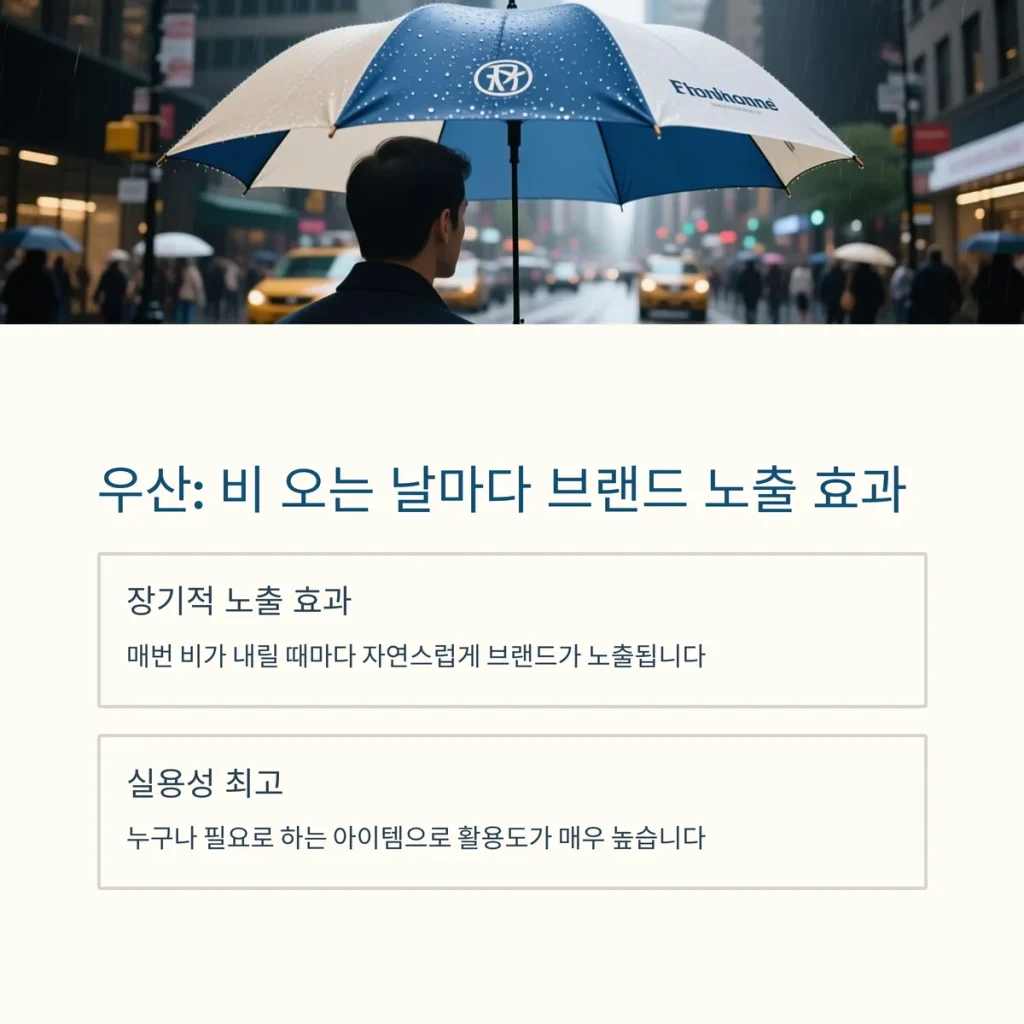 판촉물 제작 우산 인쇄 로고 각인