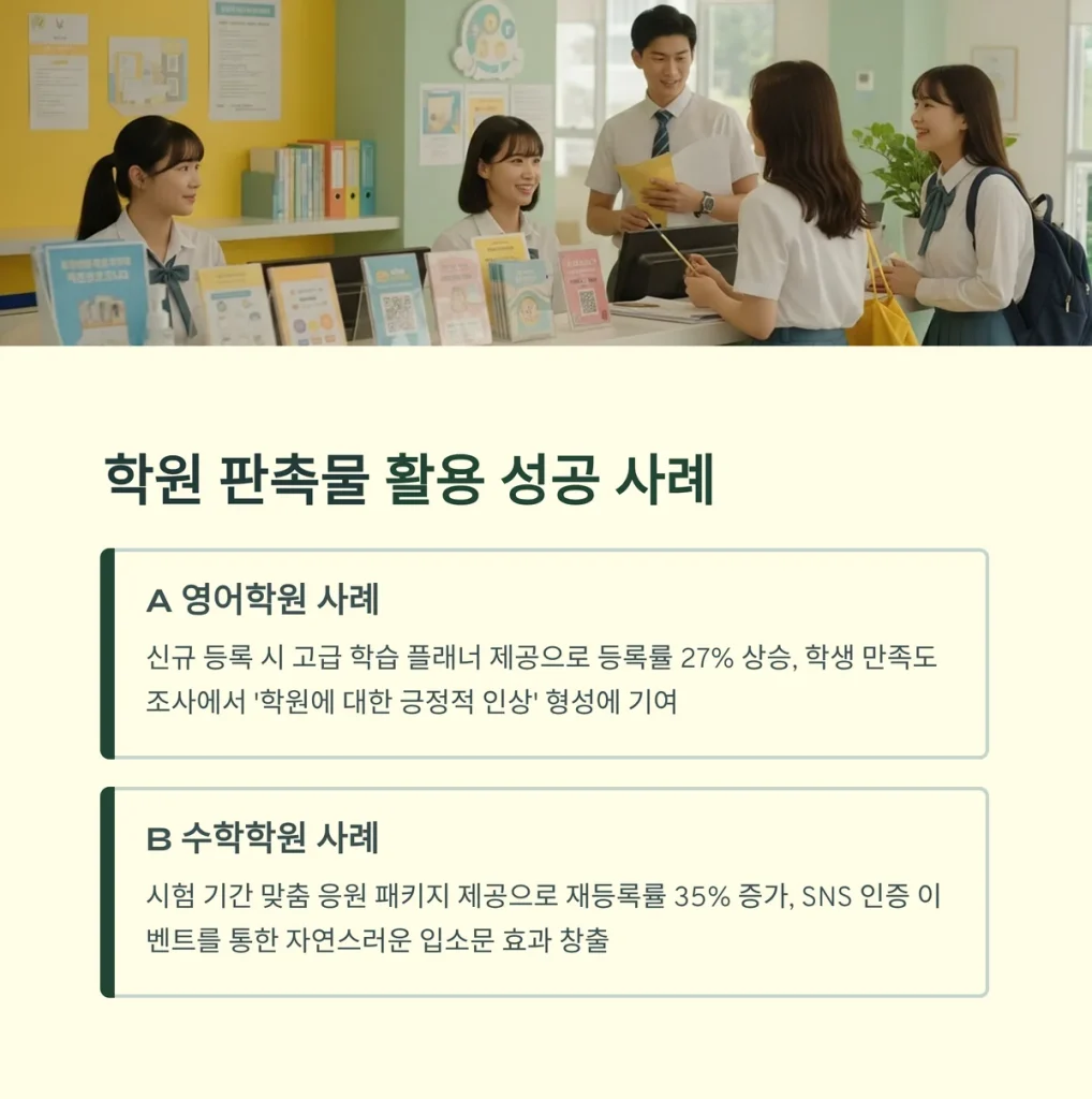학원 판촉물 제작 홍보물 제작