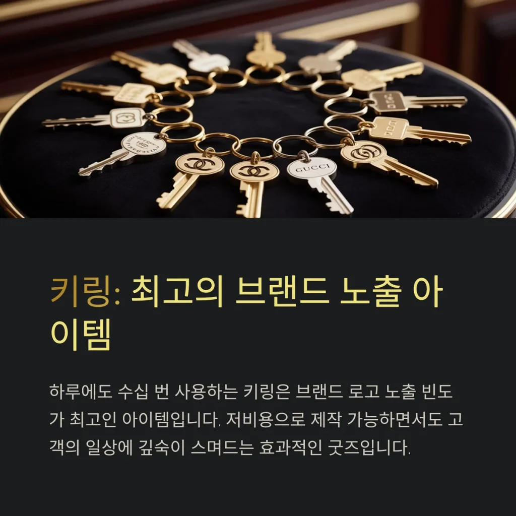 굿즈 제작 사이트 키링 기념품 제작