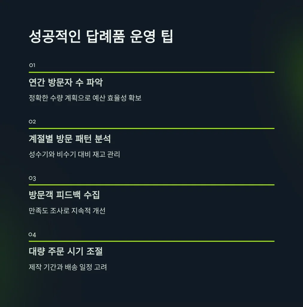 기관 방문선물 관공서 답례품 제작