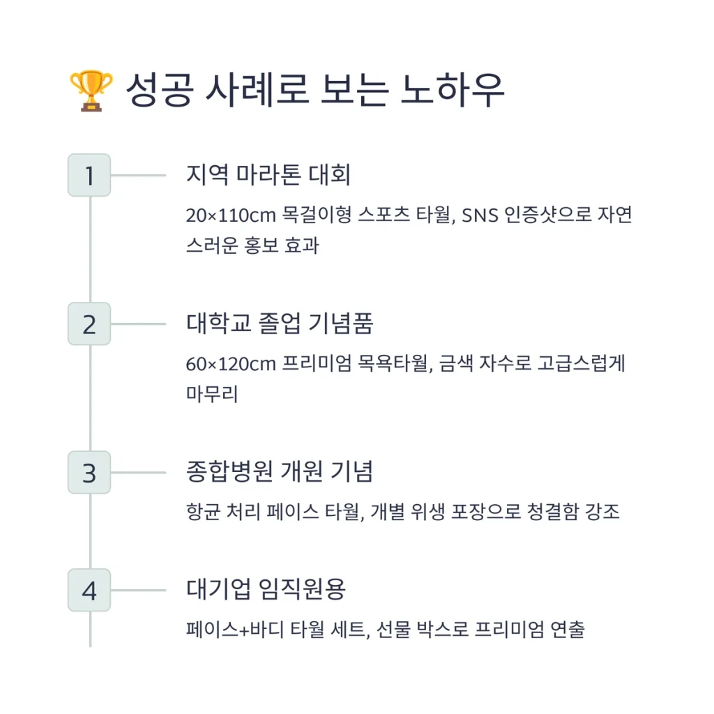 단체수건 제작 잘하는 곳 소량제작 업체