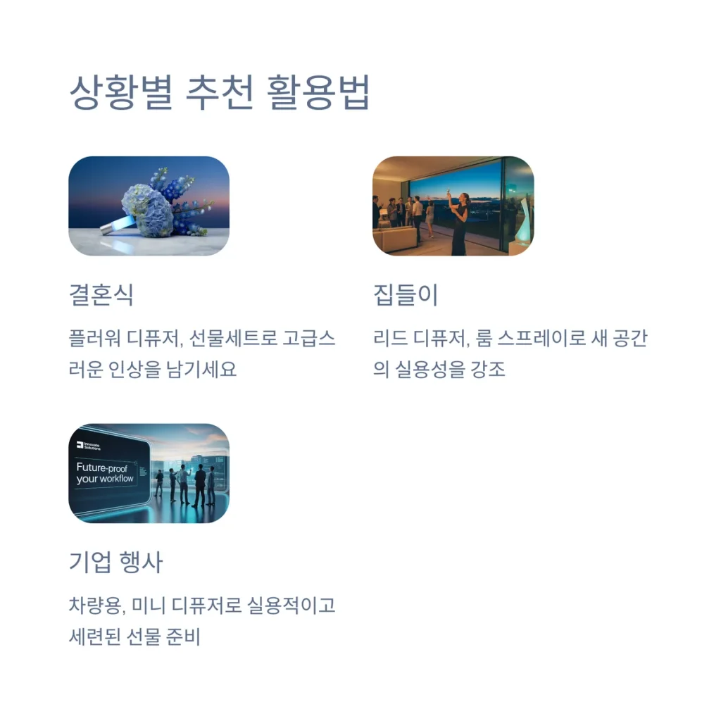 디퓨저 답례품 제작 결혼답례품 추천 