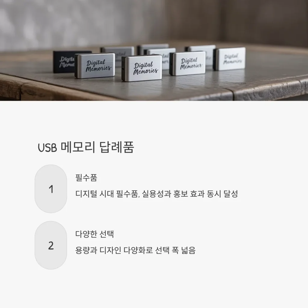 센스있는 답례품 usb답례품 소량제작 포장 주문
