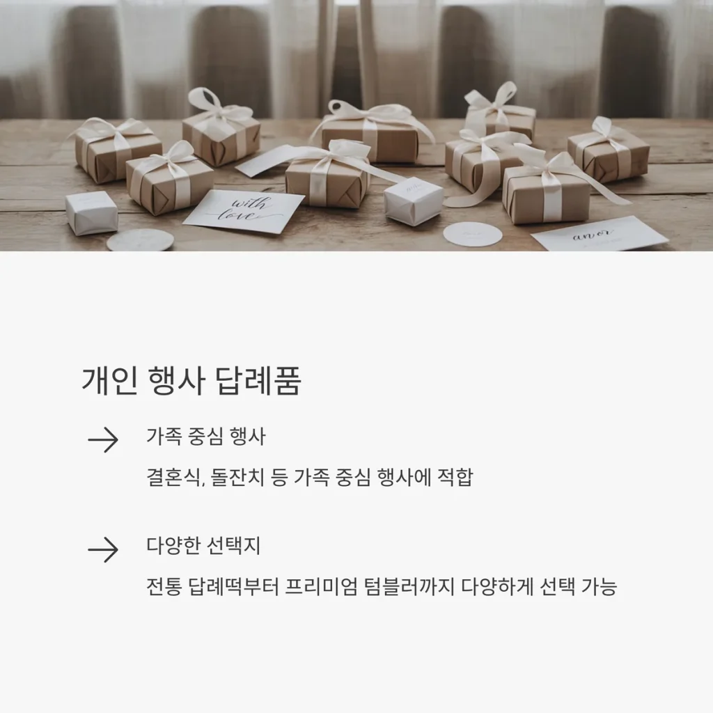 센스있는 답례품 돌잔치 답례품 소규모 답례품