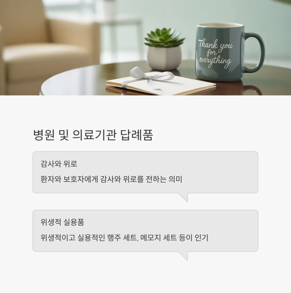 센스있는 답례품 병원 답례품 약국 판촉물