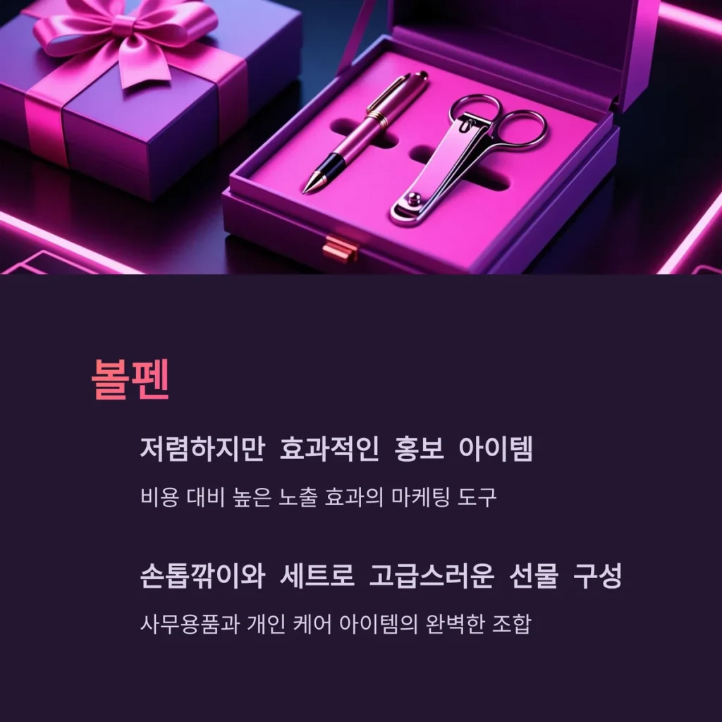 손톱깎이 기념품 제작 세트 제작