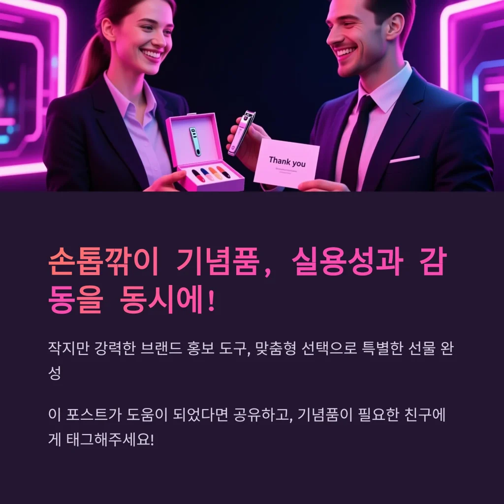 손톱깎이 기념품 제작 회사기념품