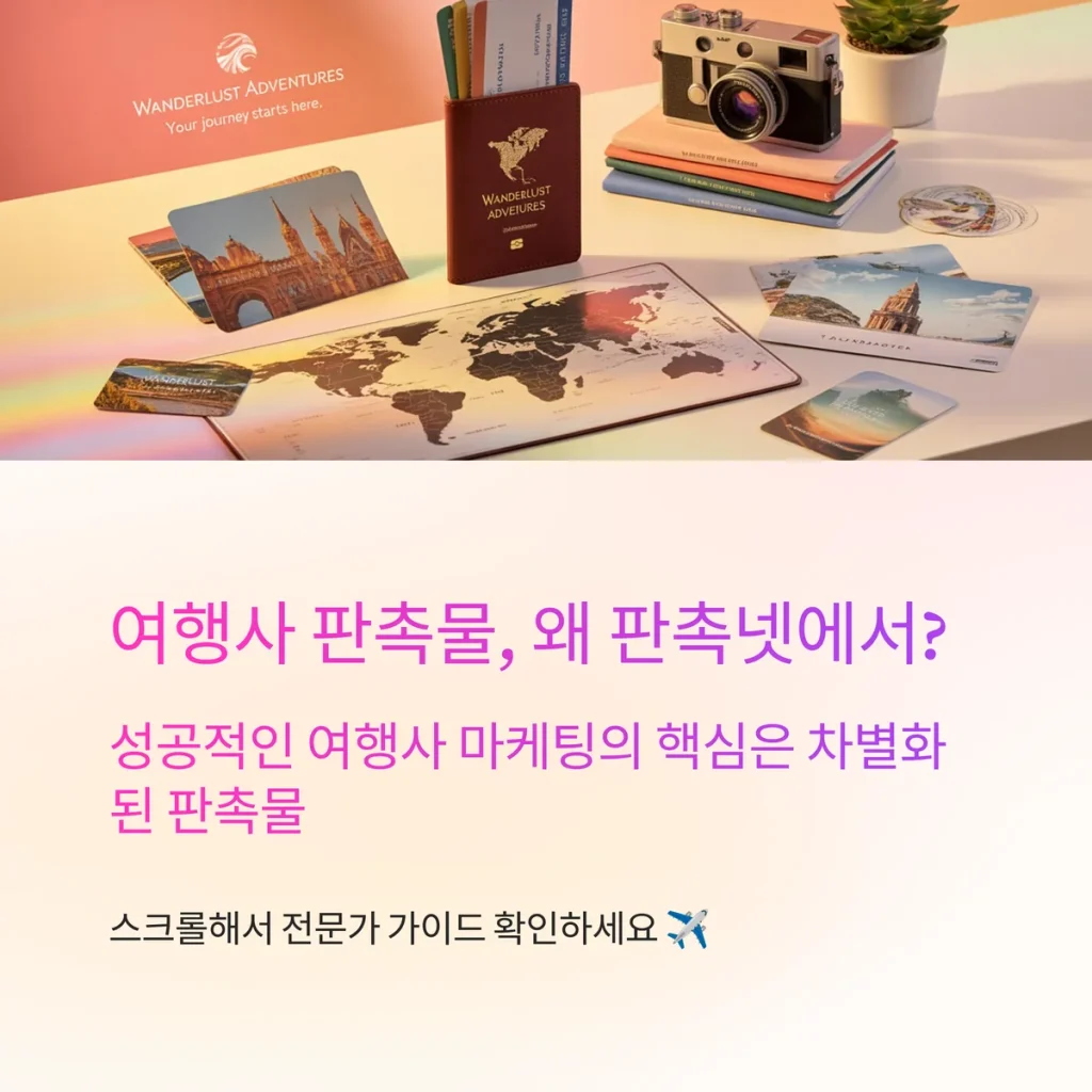 여행사 판촉물 제작