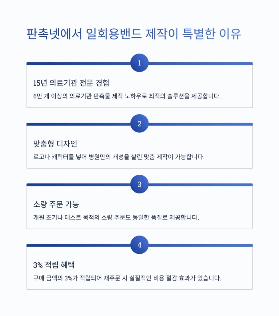 일회용밴드 제작 사이트 후기 좋은곳 추천