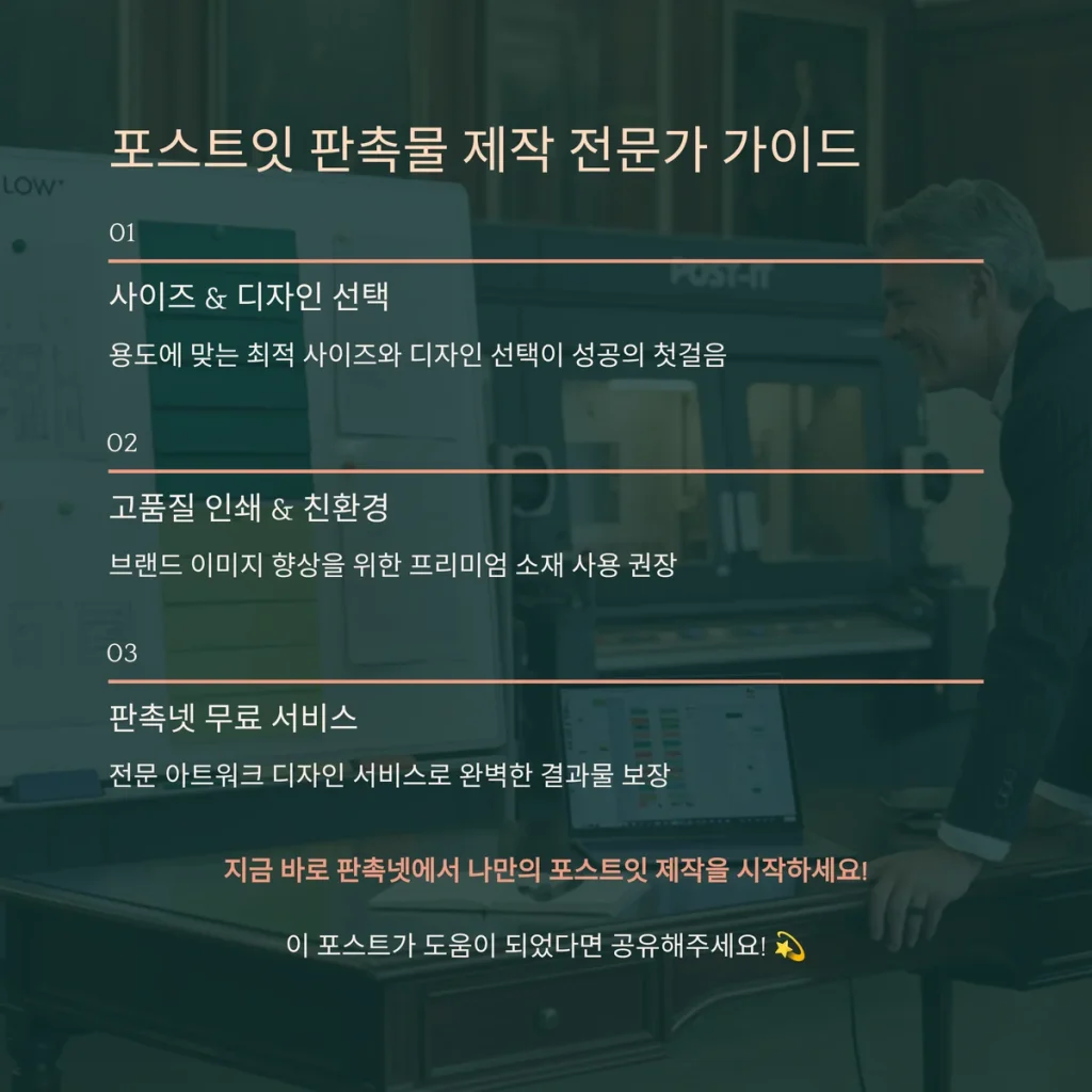 포스트잇 판촉물 제작 비용