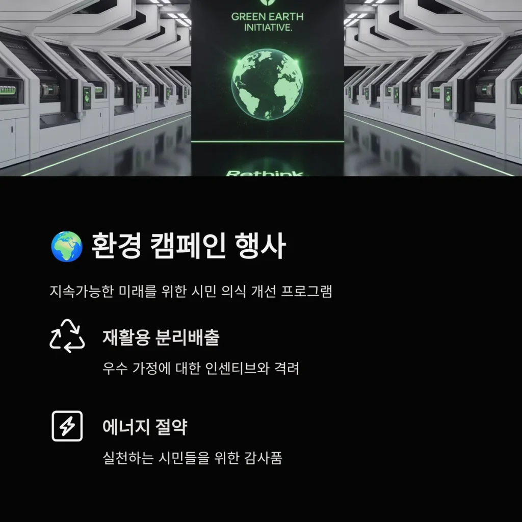 행사 답례품 환경의날 행사 기념품