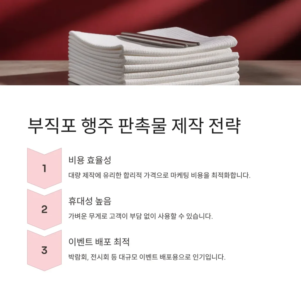 행주 판촉물 제작 분양 홍보물