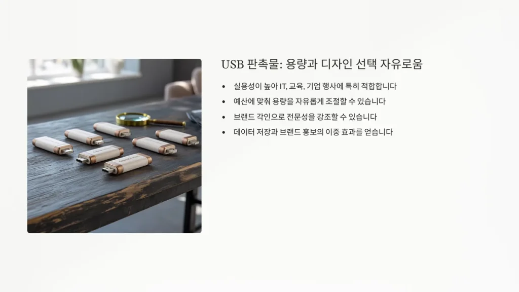 홍보물 제작 USB 답례품인기