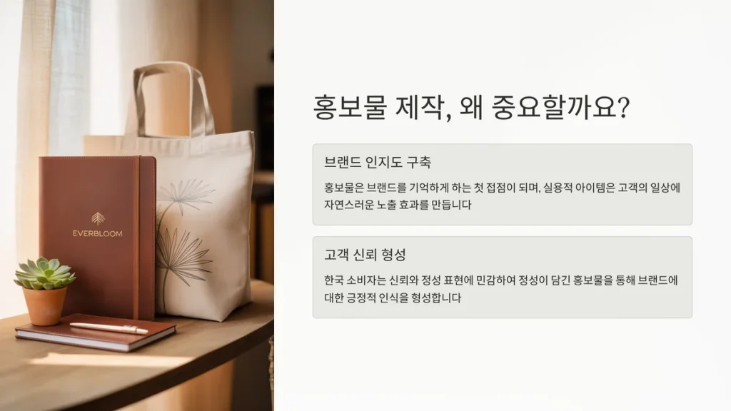 홍보물 제작 대량제작 판촉물