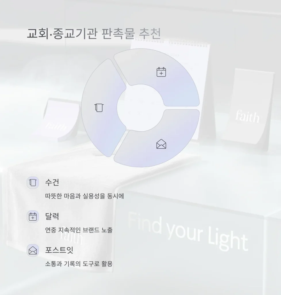 교회 판촉물 추천 전도용품 대량구매