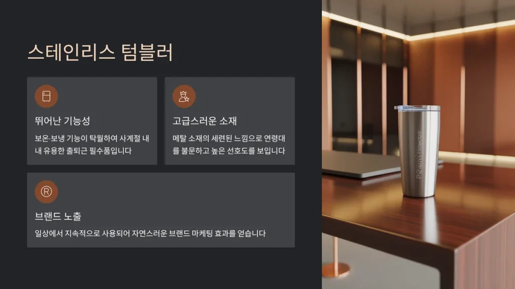 회사 기념품 제작 임직원 단체선물 워크샵 기념품