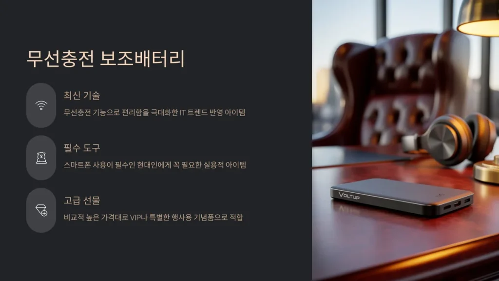 회사 기념품 제작 행사 기념품 보조배터리 주문제작