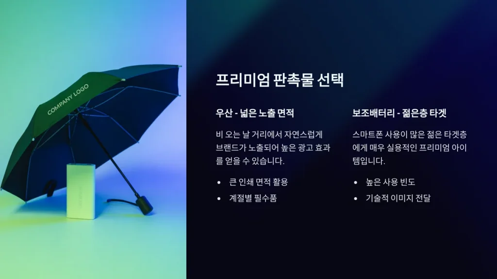 판촉물 사이트 우산 단체선물 제작